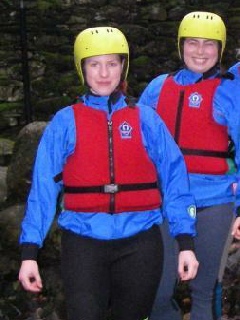 Lake District gorge scrambling is always better with a wet suit.