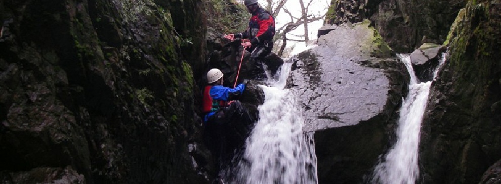 Climbing can be part of a gorge scramble.