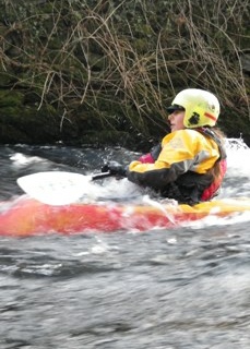 Kayaking on The river Crake just another lake district trip out.