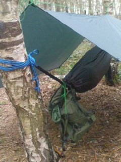 Tarps make quick shelters